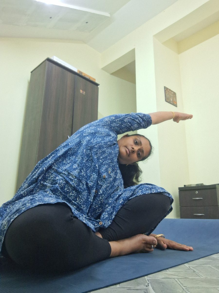 Ashrita S yoga teacher
